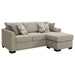 Storey - Upholstered Sleeper Sectional Chaise Sofa - Simple Home Plus