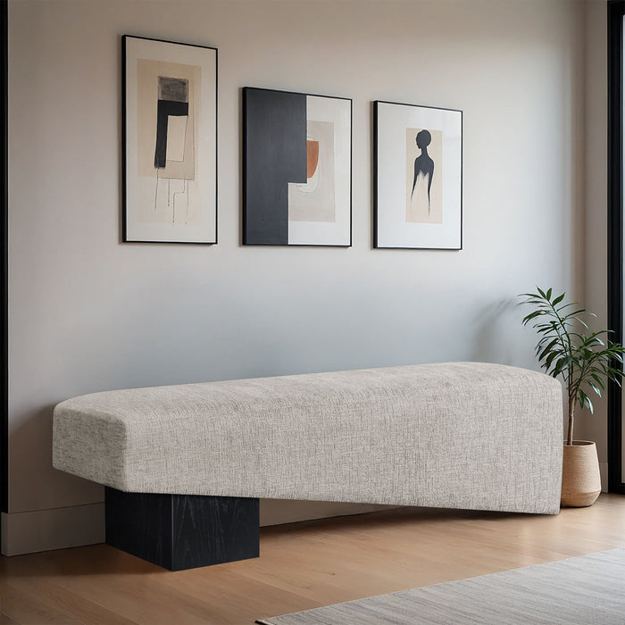 Alora - Bench - Black Base - Simple Home Plus