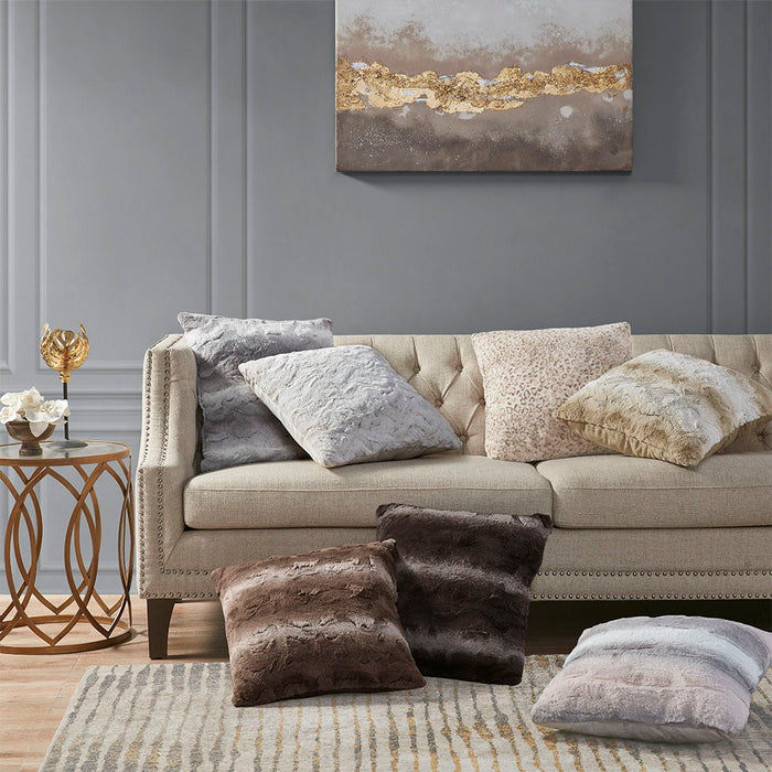 Zuri - Square Pillow - Brown - Simple Home Plus