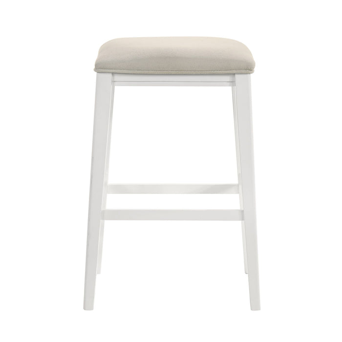 Jane - Contemporary Transitional Wood Bar Height Kitchen Bar Stool - Simple Home Plus