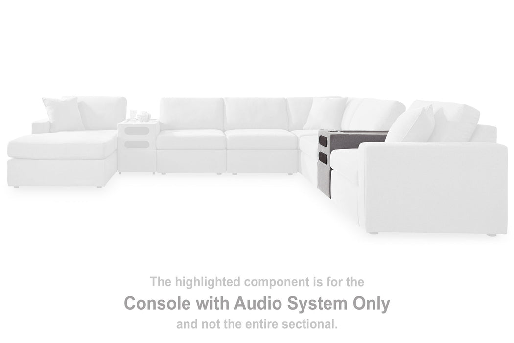 Modmax - Console With Audio System - Granite - Simple Home Plus