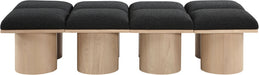 Pavilion - 8 Piece Modular Bench With Natural Base - Simple Home Plus