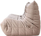 Relax - Vegan Leather 77.75" Upholstered Sofa - Tan - Simple Home Plus