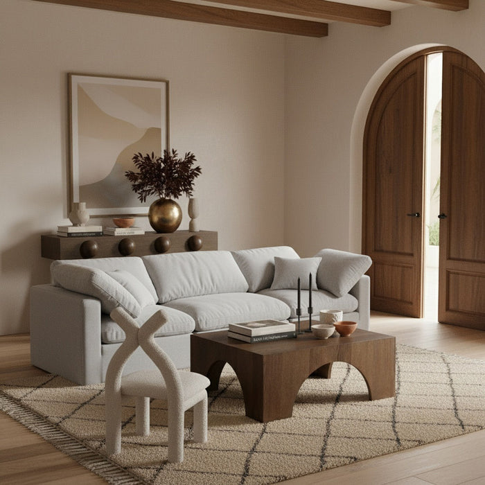 Indulge - Linen 3 Seat Modular Sofa - Simple Home Plus