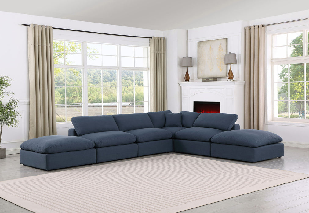 Comfy - 6 Piece Linen Modular Sectional - Simple Home Plus