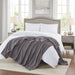 Electric Micro Fleece - Twin Heated Blanket - Gray - Simple Home Plus