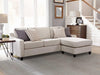 Mcloughlin - Upholstered Sloped Arm Sectional Sofa - Platinum - Simple Home Plus