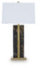 Neonish - Marble Table Lamp - Black / Gold Finish - Simple Home Plus