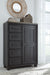 Foyland - Black / Brown - Door Chest - Simple Home Plus