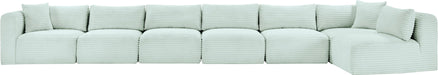 Shaggy - 7 Piece Modular Sectional - Simple Home Plus