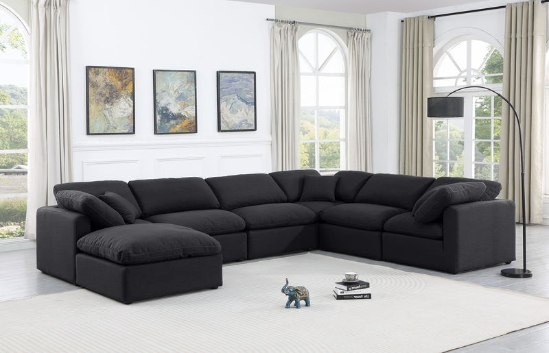 Indulge - Linen 7 Piece Modular Sectional