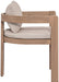 Newport - Water Resistant Fabric Upholstered Outdoor Patio Dining Chair - Simple Home Plus