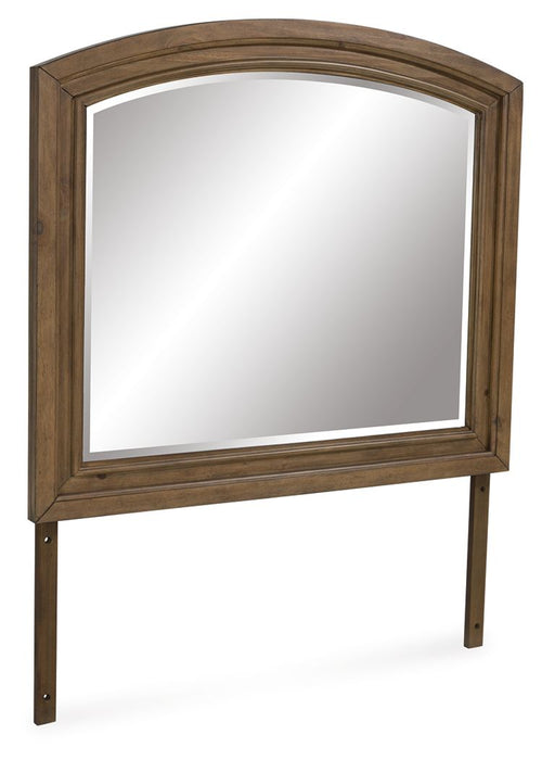 Feddinger - Bedroom Mirror - Medium Brown - Simple Home Plus