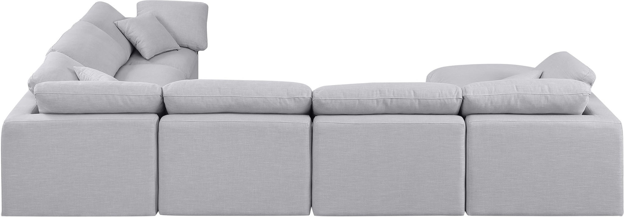 Indulge - Linen 7 Piece Modular Sectional - Simple Home Plus