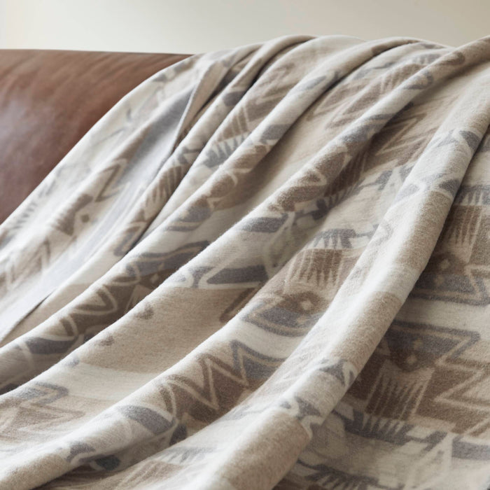 Alberta - Blend Blanket - Neutral Aztec - Simple Home Plus