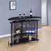 Amarillo - Freestanding Glass Top Home Bar Wine Cabinet - Simple Home Plus