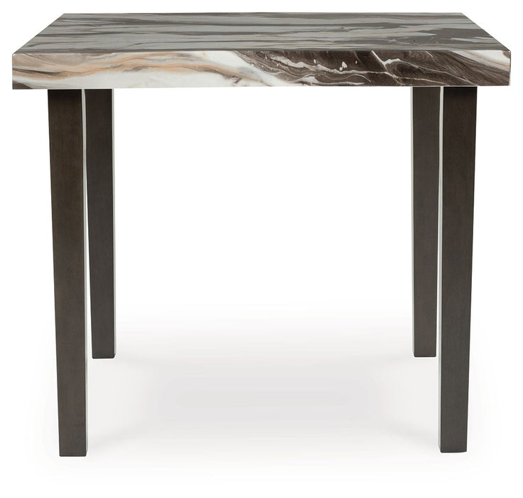 Jeshina - Dark Brown / Beige - Square Dining Room Counter Table - Simple Home Plus
