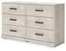 Shawburn - Gray - Six Drawer Dresser - Simple Home Plus
