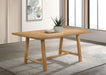Duncan - 71" Rectangular Wood Dining Room Table - Washed Oak - Simple Home Plus