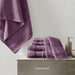 Turkish - 6 Piece Bath Towel Set - Purple - Simple Home Plus