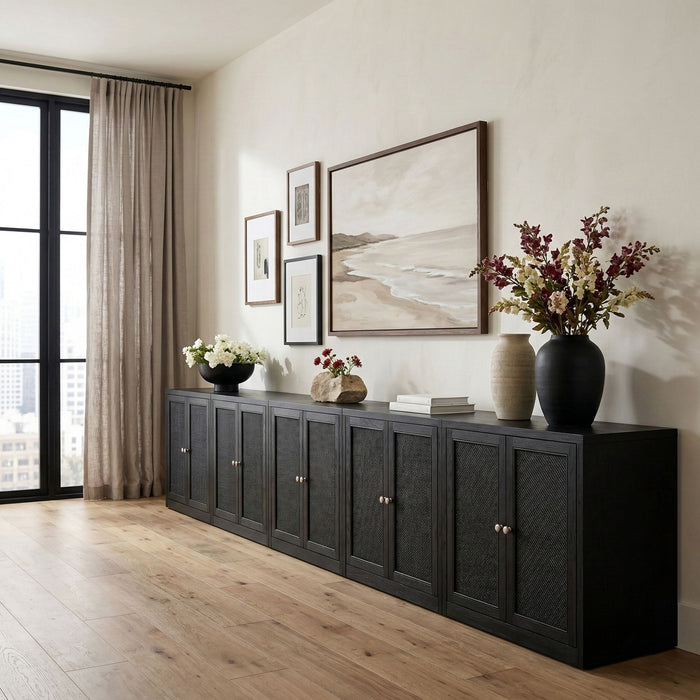 Vero - Solid Wood And Oak Venee Sideboard/Buffet - Simple Home Plus