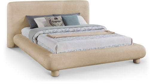Blair - Chenille Upholstered Bed - Simple Home Plus