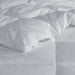 Heavy Warmth - Goose Feather and Down Oversize King Comforter - Light Gray - Simple Home Plus