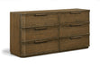 Tiberio - Oak Veneer And Solid Wood Dresser - Simple Home Plus