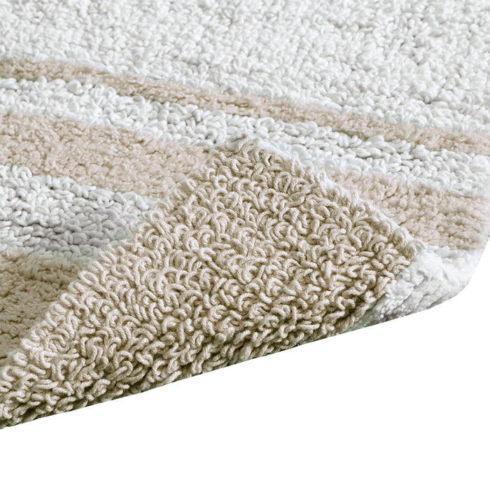 Spa - 27" x 45"Reversible Bath Rug - Taupe - Simple Home Plus
