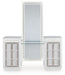 Chalanna - White - Vanity With Mirror - Simple Home Plus