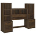 Westpark - 3 Piece Bedroom Set Bookcase Headboard - Simple Home Plus