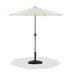 Fiji - Aluminum Patio Umbrella With Round Black And Teak Base - Simple Home Plus