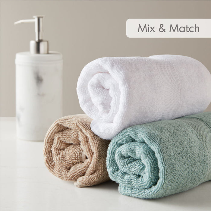 Premium Turkish Cotton 500GSM Plush 6 Piece Towel Set - Beige - Simple Home Plus