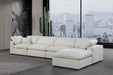 Comfy - 5 Piece Linen Modular Sectional With Chaise - Simple Home Plus