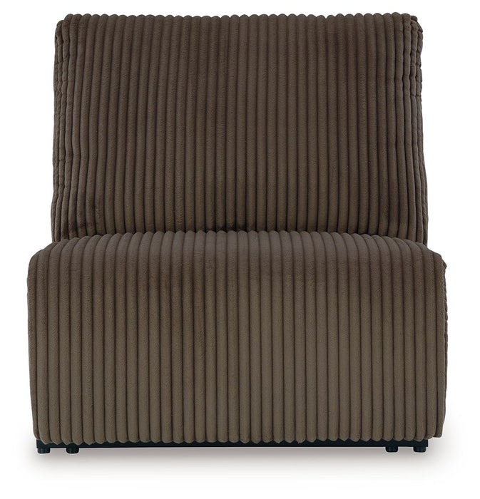 Top Tier - Armless Recliner - Chocolate - Simple Home Plus