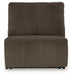 Top Tier - Armless Recliner - Chocolate - Simple Home Plus