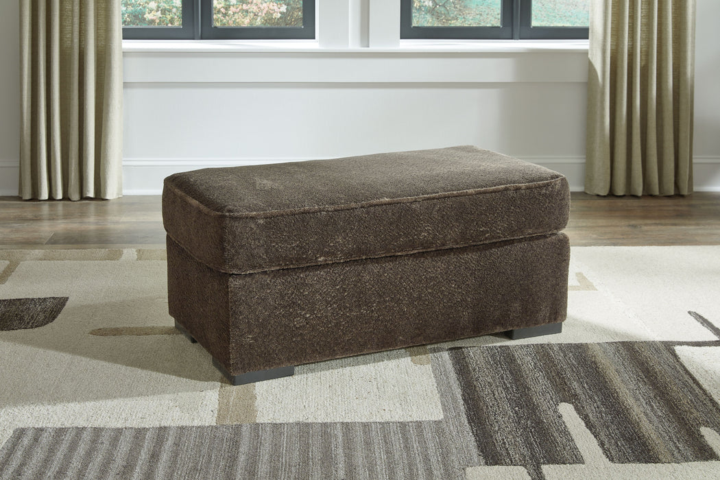 Aylesworth - Chocolate - Ottoman - Simple Home Plus