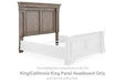 Blairhurst - King/ California King Panel Headboard - Light Grayish Brown - Simple Home Plus