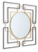 Oceanal - Black / Gold Finish - Accent Mirror - Simple Home Plus