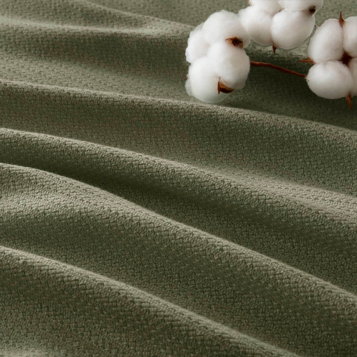Liquid - Full/Queen Blanket - Olive Green - Simple Home Plus