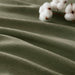 Liquid - Full/Queen Blanket - Olive Green - Simple Home Plus