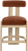 Arienzo - Velvet Performance Fabric Upholstered Counter Stool (Set of 2) - Simple Home Plus