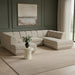 Modari - Sectional - Beige - Simple Home Plus