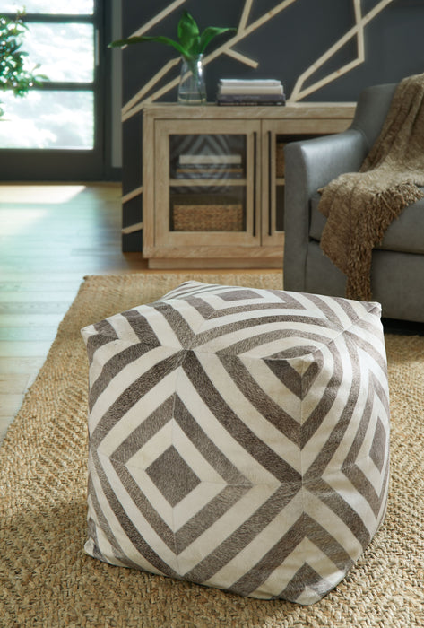 Hartselle - Brown - Pouf - Simple Home Plus
