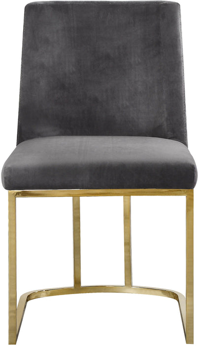 Heidi - Dining Chair with Gold Legs (Set of 2) - Simple Home Plus