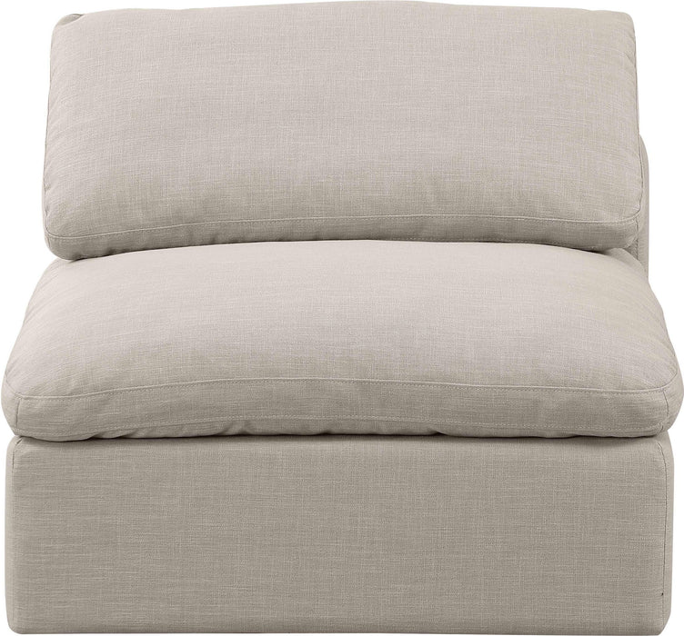 Indulge - Linen Armless Chair - Simple Home Plus