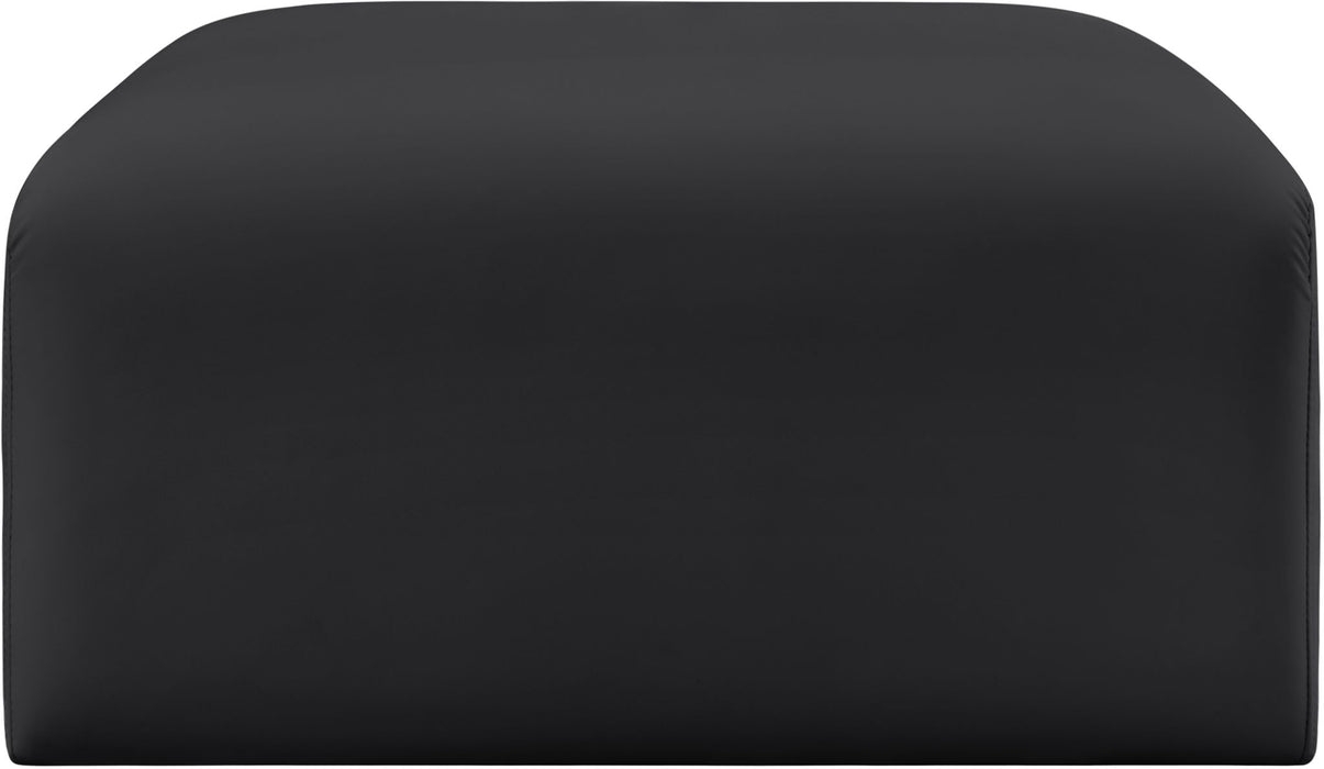 Arc - Faux Leather Ottoman - Simple Home Plus