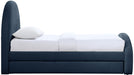 Andaz - Chenille Fabric Upholstered Trundle Bed - Simple Home Plus