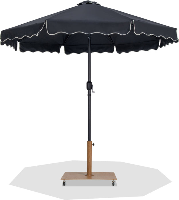 Amalfi - Aluminum Patio Umbrella - Light Brown Base / Black Pole - Simple Home Plus
