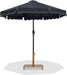 Amalfi - Aluminum Patio Umbrella - Light Brown Base / Black Pole - Simple Home Plus